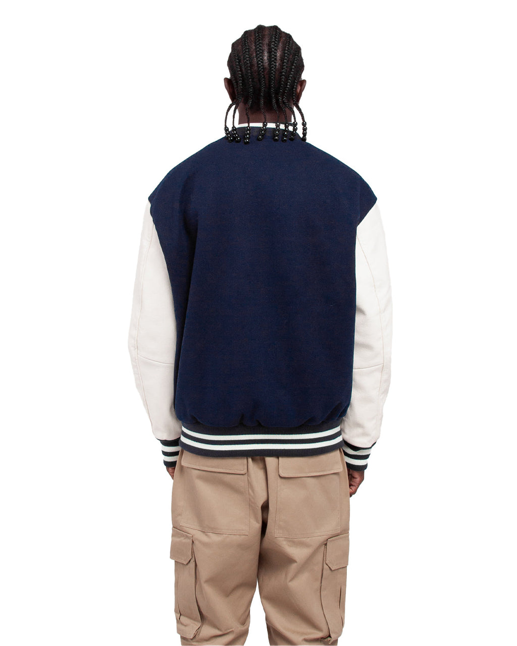Navy and White