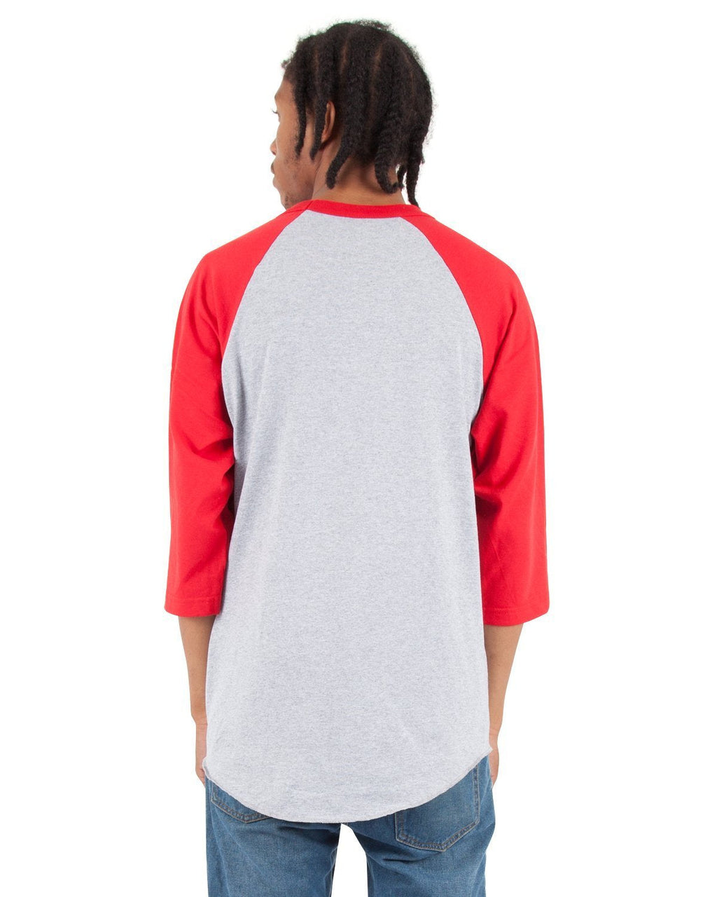 Heather Grey and Red