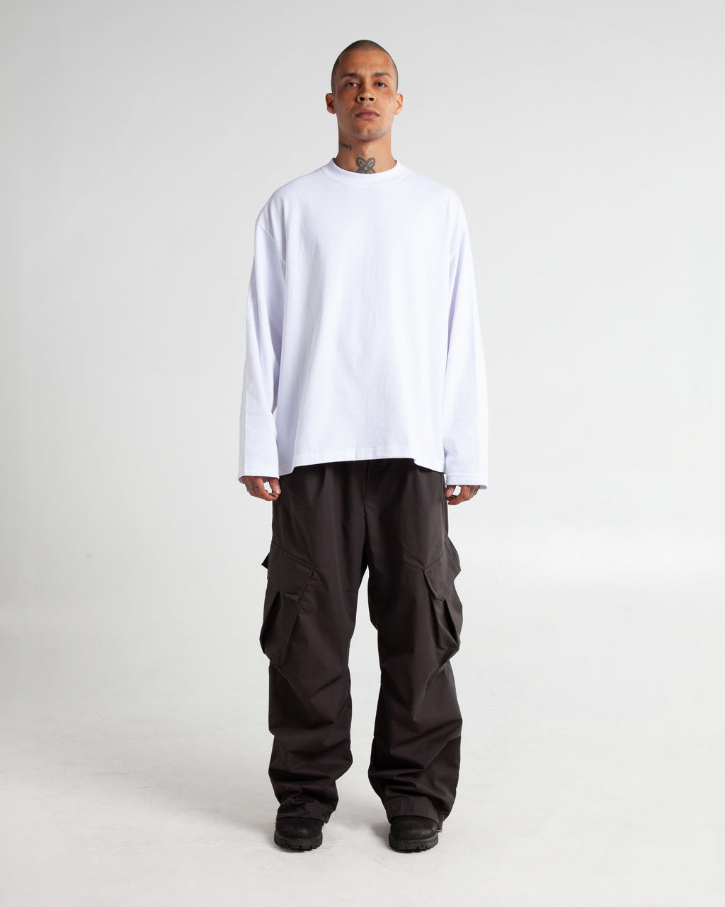 Baggy Twill Cargo Pants
