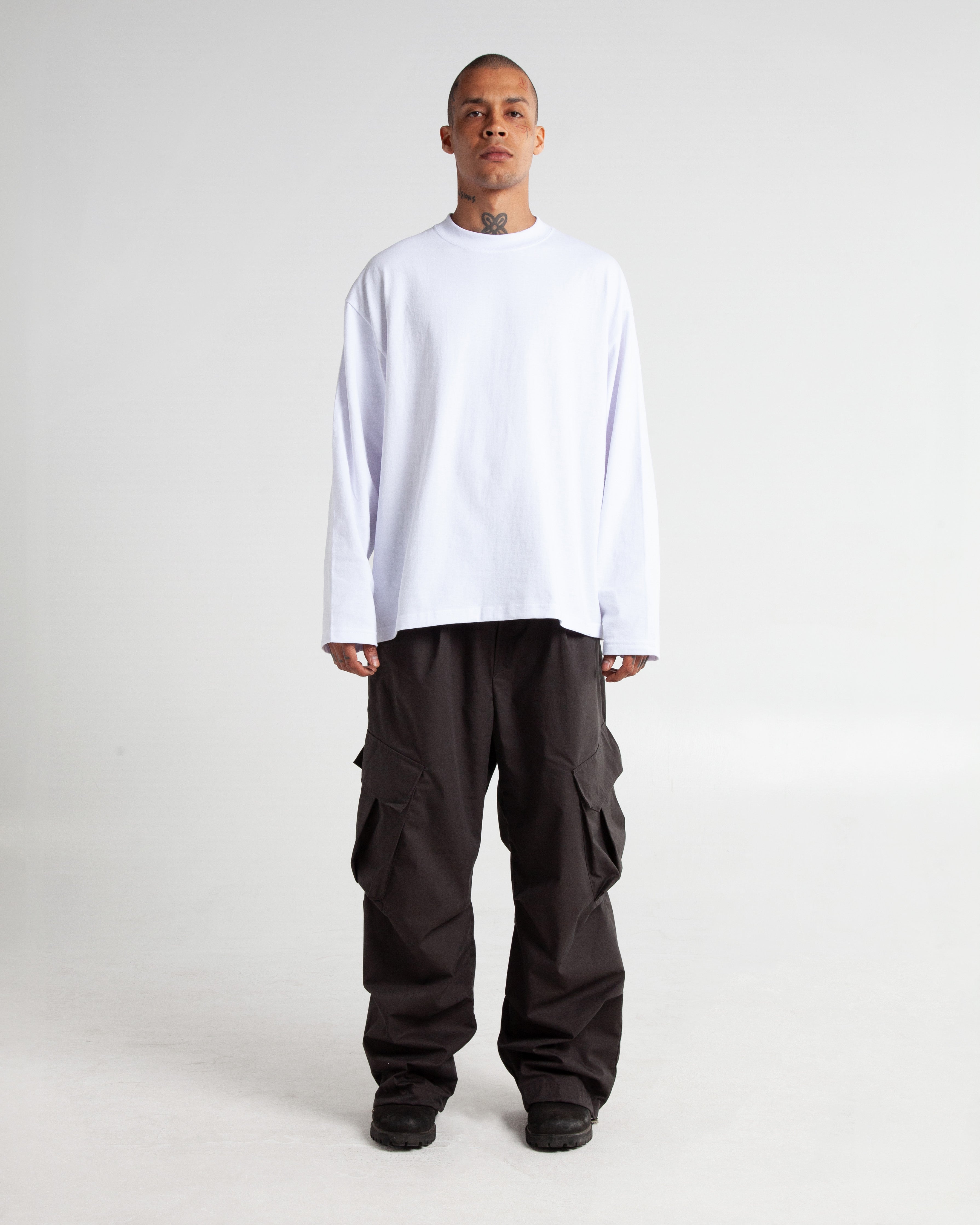 Baggy Twill Cargo Pants