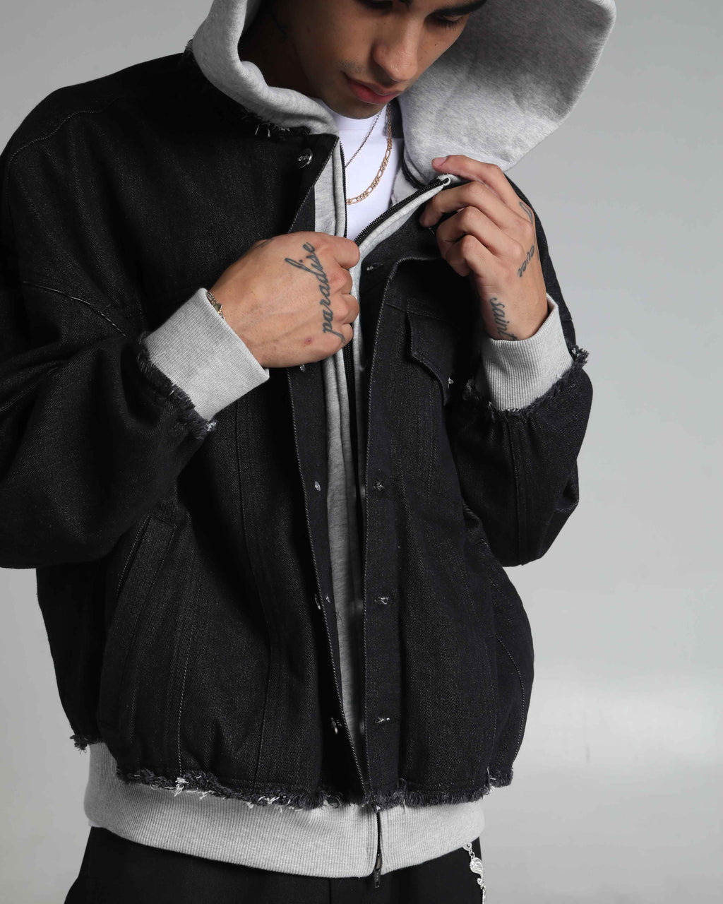 Black/Heather Grey