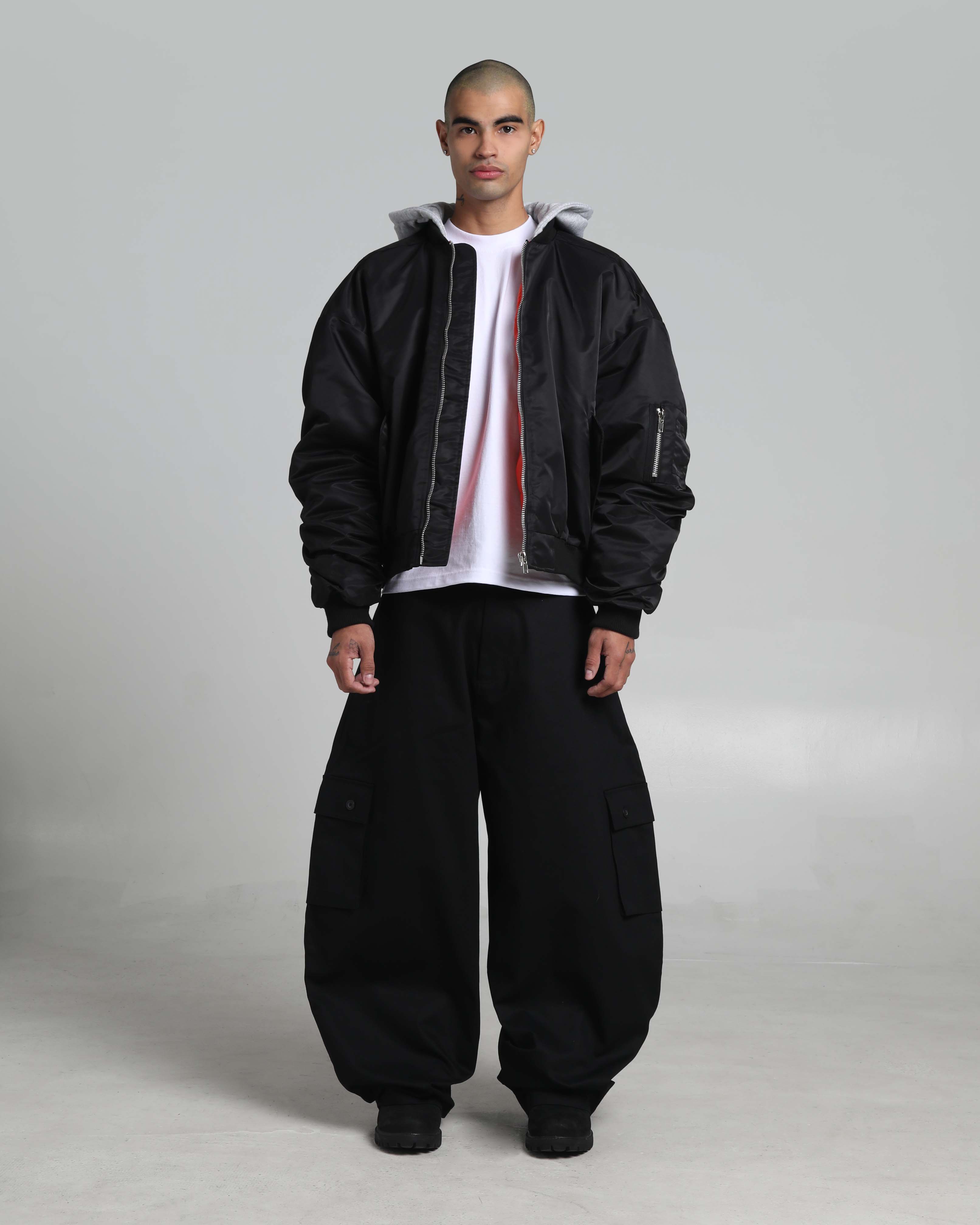 Drop Shoulder Bomber Jacket