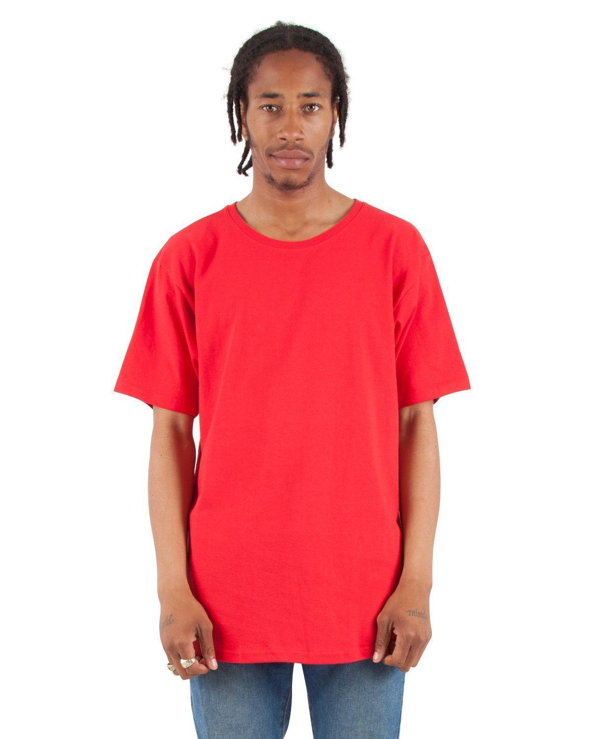 6.0oz Curved Long Tee