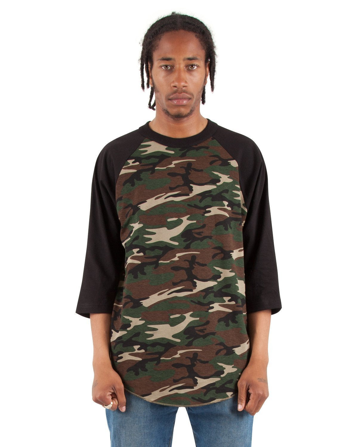 Woodland Camo and Black