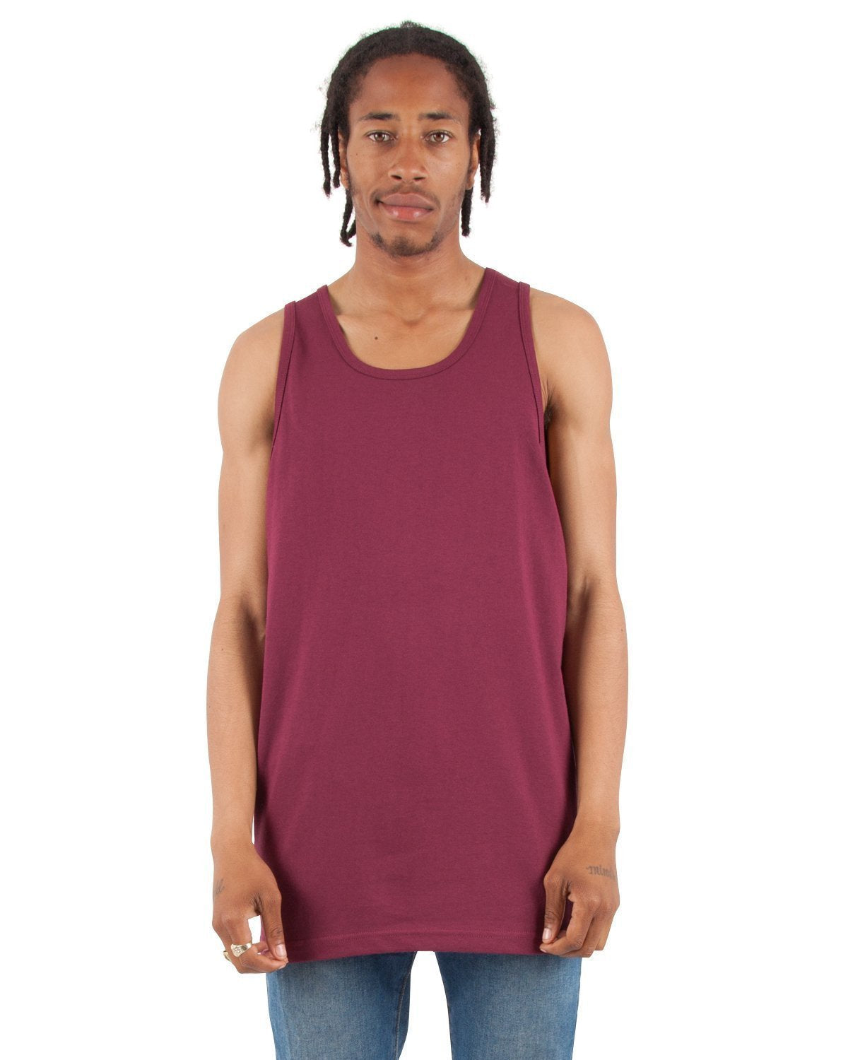 6.0 oz Tank Top XL / Burgundy