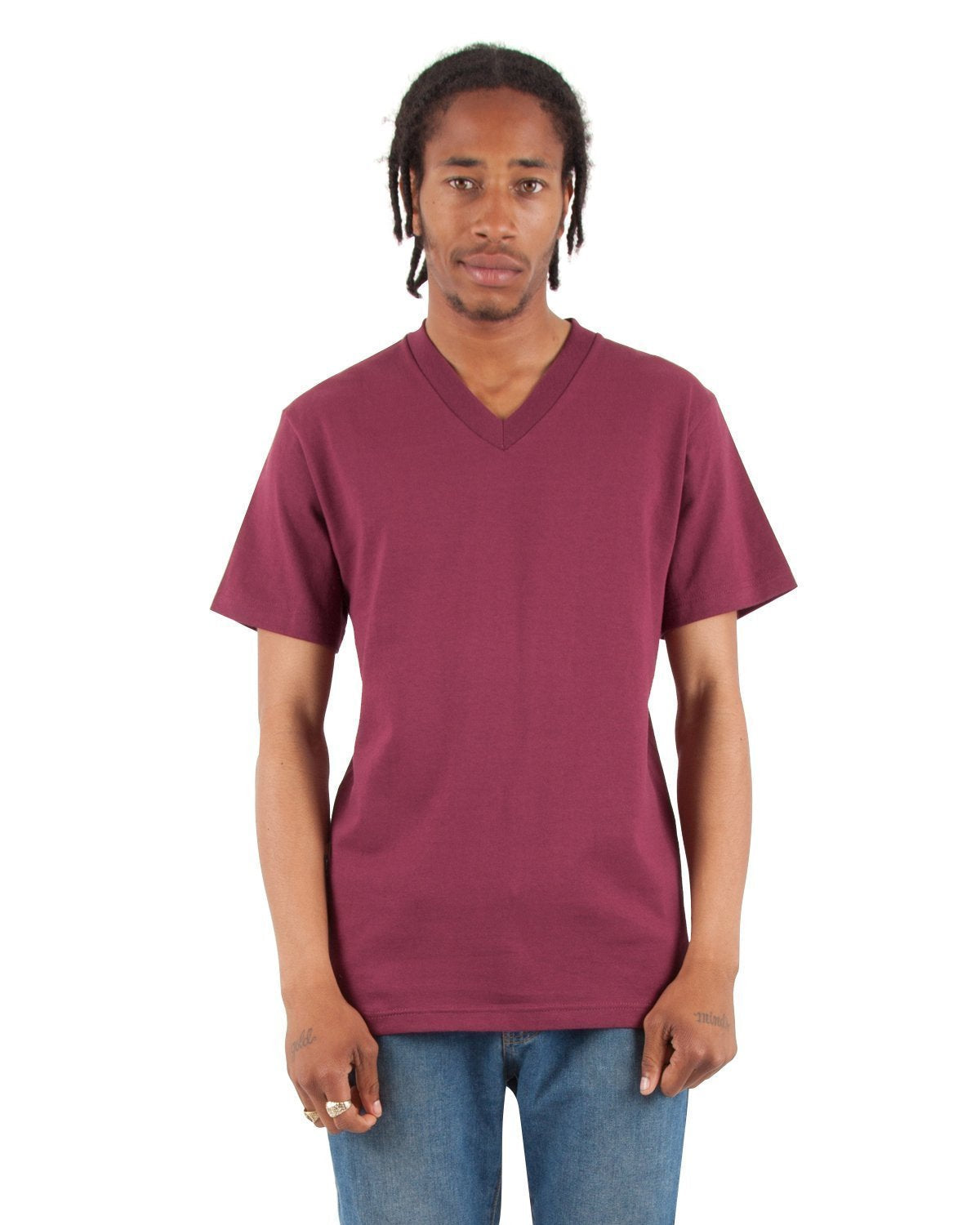 6.2 oz V-Neck - Large Sizes