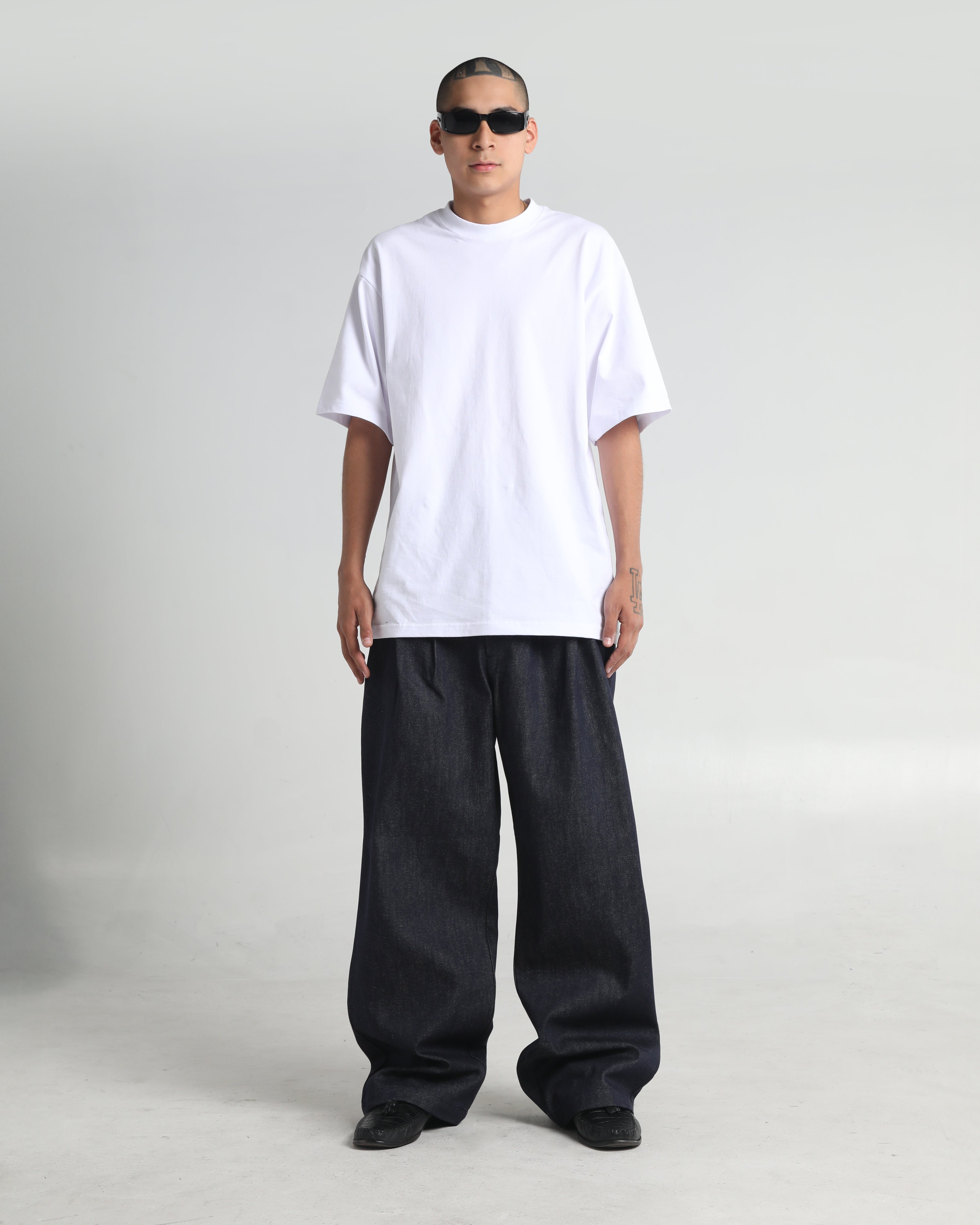 T.H.U.G Pleated Denim
