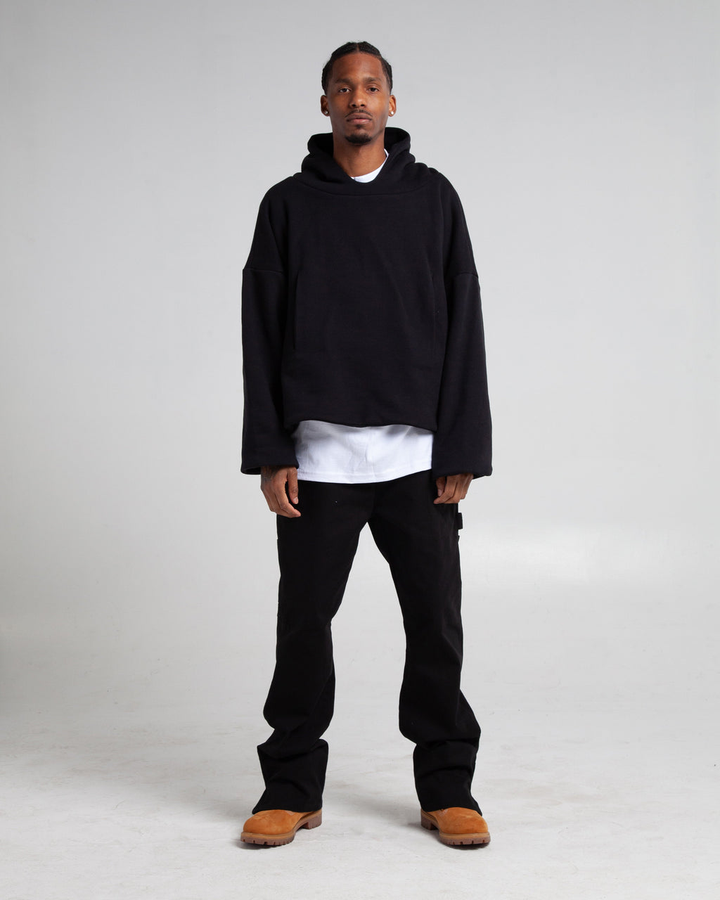Garment Dye Poncho Hoodie