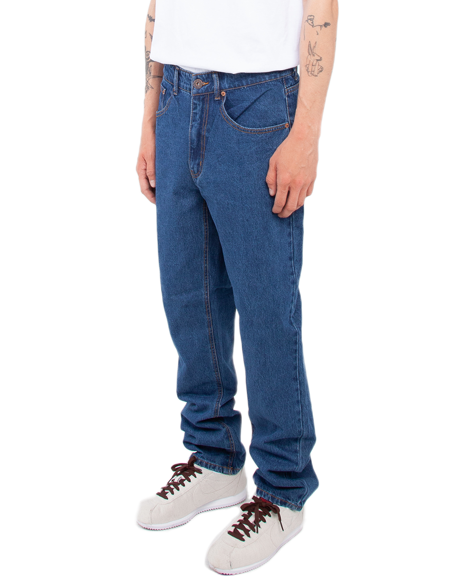 Stone Washed Dark Blue