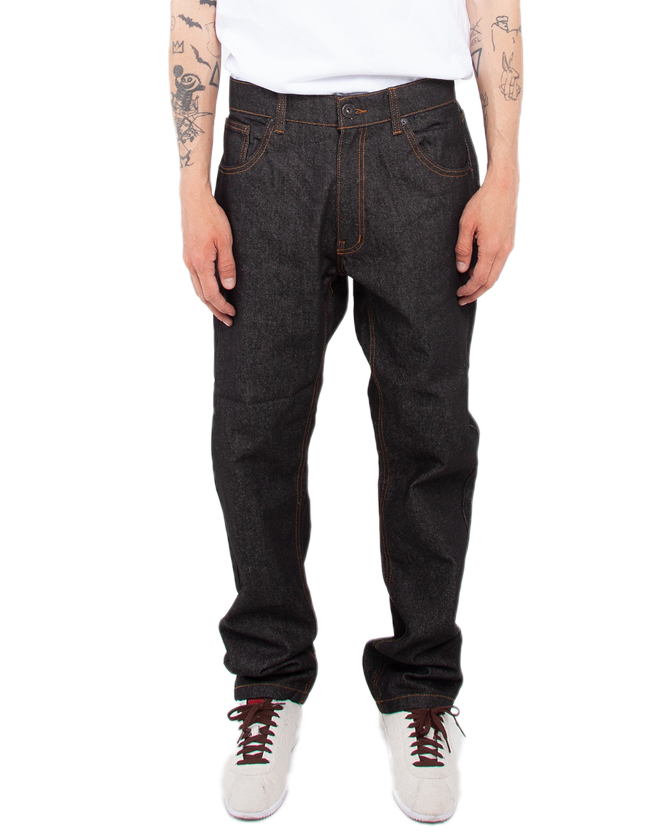 13.0 oz Denim Jeans 44/32 / Raw Black