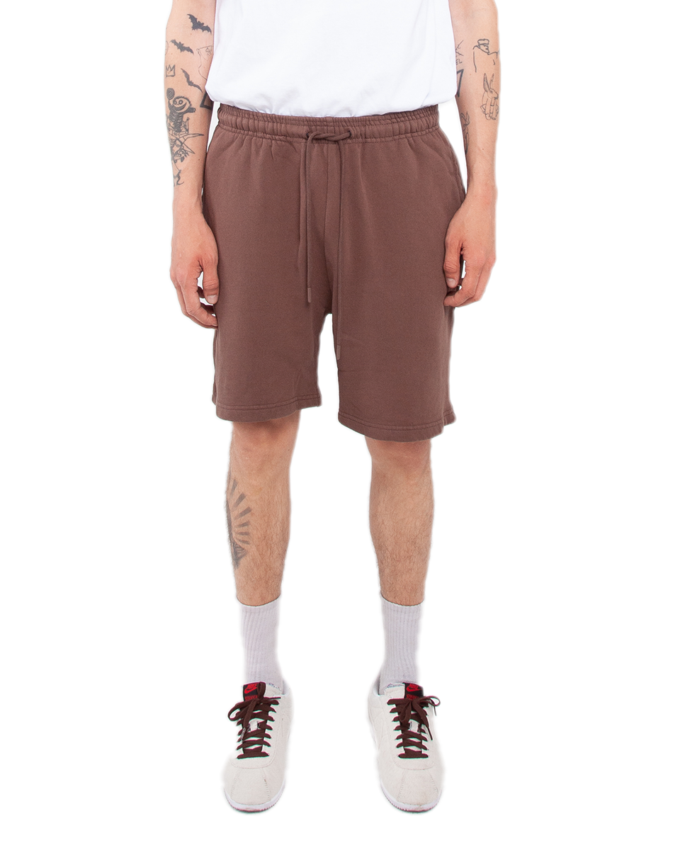 Mens Garment Dye Fleece Shorts