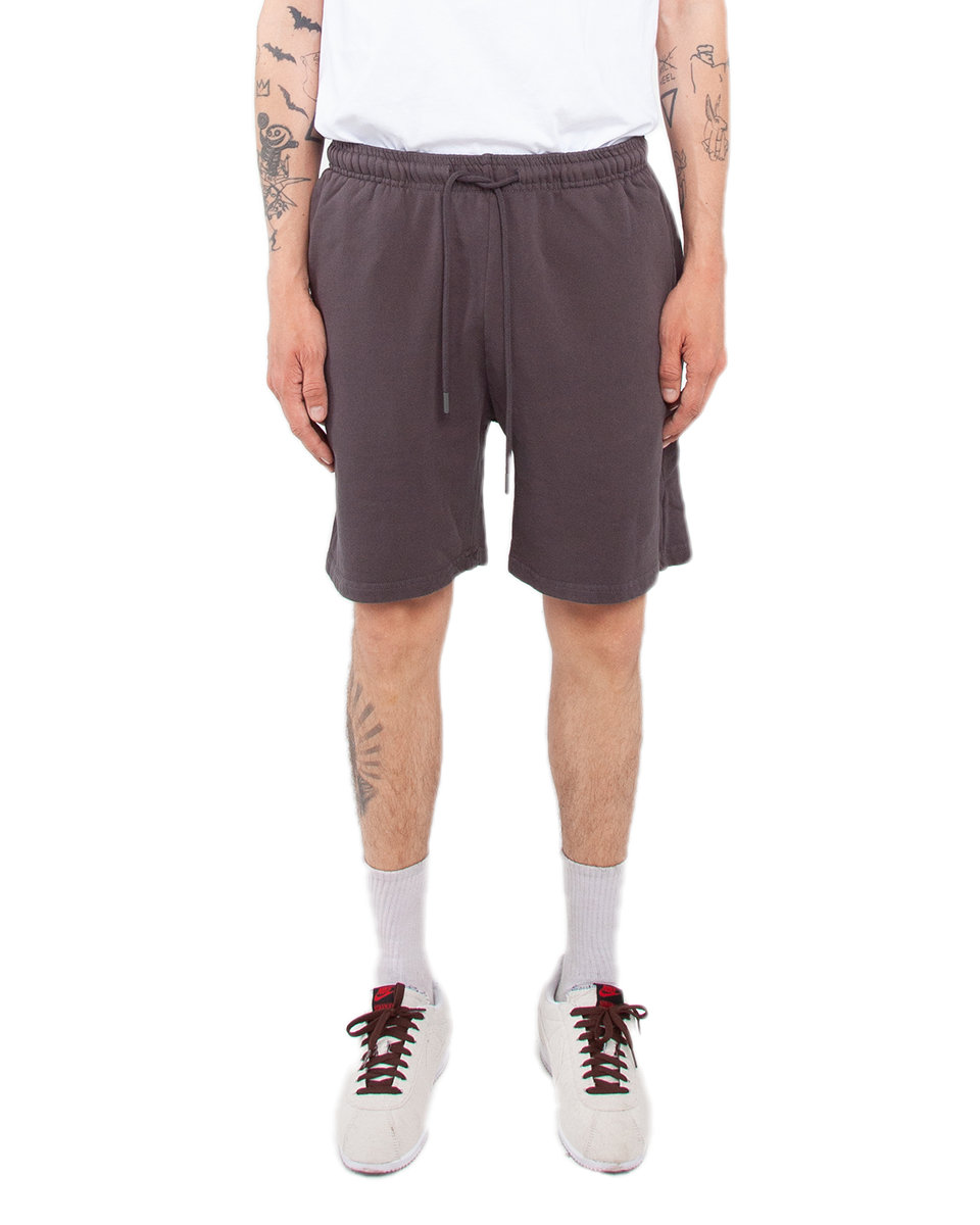 Mens Garment Dye Fleece Shorts