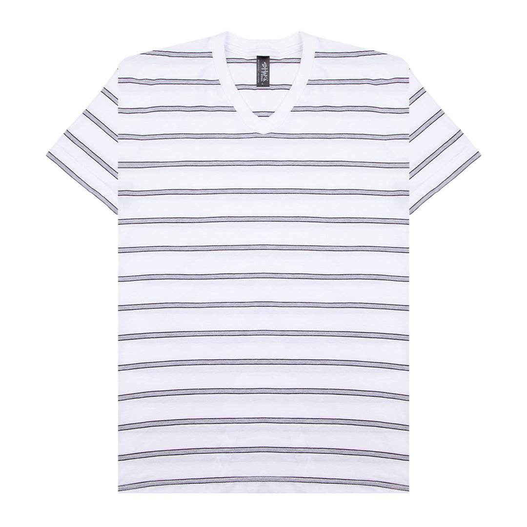 Striped V-Neck